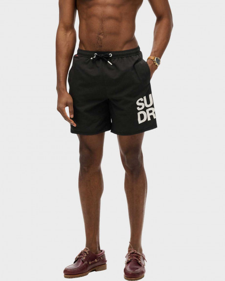 SUPERDRY SPORTSWEAR LOGO 17" MEM'S SWIM SHORTS - Μ3010247A