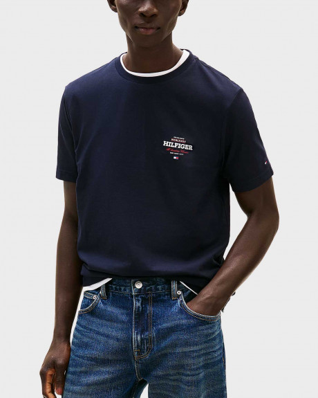 TOMMY HILFIGER MONOTYPE ALL AMERICAN MEN'S T-SHIRT - MW0MW38644