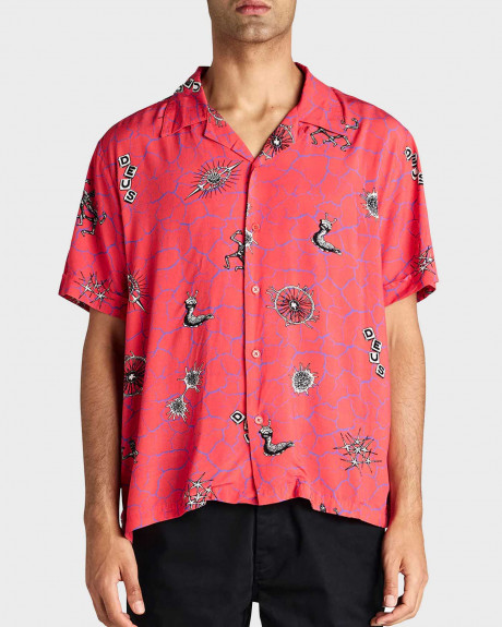 DEUS EX MACHINA VIBRANT VIRUS MEN'S SHIRT - DMP255050