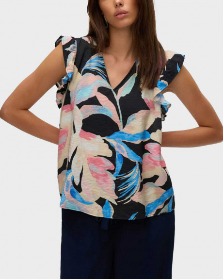 VERO MODA WOMEN'S V-NECK TOP - 10303762