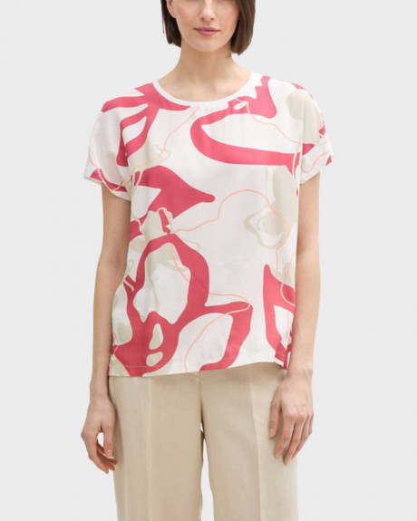 TOM TAILOR ΓΥΝΑΙΚΕΙΑ ΚΟΝΤΟΜΑΝΙΚΗ ΜΠΛΟΥΖΑ - 1045569