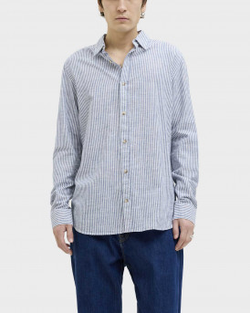 JACK & JONES MEN'S LIEN SHIRT - 12269315 - LIGHT BLUE