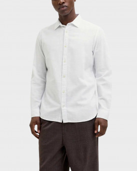 JACK & JONES MEN'S LIEN SHIRT - 12269315 - WHITE