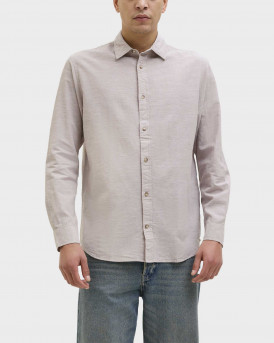 JACK & JONES MEN'S LIEN SHIRT - 12269315 - BEIGE