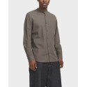 JACK & JONES MEN'S MAO COLLAR SHIRT - 12269319  - ECRU