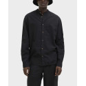JACK & JONES MEN'S MAO COLLAR SHIRT - 12269319  - ECRU