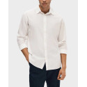 SELECTED ΑΝΔΡΙΚΟ ΠΟΥΚΑΜΙΣΟ SLIM FIT SUN SHIRT - 16078867 - ΕΚΡΟΥ