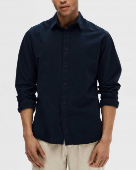 SELECTED ΑΝΔΡΙΚΟ ΠΟΥΚΑΜΙΣΟ SLIM FIT SUN SHIRT - 16078867 - ΜΠΛΕ