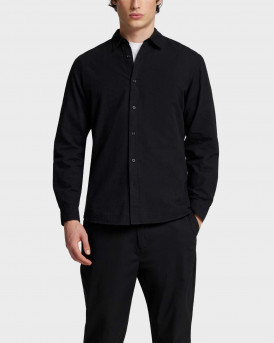 SELECTED ΑΝΔΡΙΚΟ ΠΟΥΚΑΜΙΣΟ SLIM FIT SUN SHIRT - 16078867 - ΜΑΥΡΟ