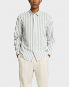 SELECTED ΑΝΔΡΙΚΟ ΠΟΥΚΑΜΙΣΟ SLIM FIT SUN SHIRT - 16078867 - ΦΥΣΤΙΚΙ ΡΙΓΕ