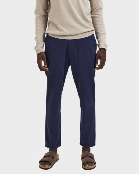 SELECTED ΑΝΔΡΙΚΟ ΛΙΝΟ ΠΑΝΤΕΛΟΝΙ  - 16087636 - ΜΠΛΕ