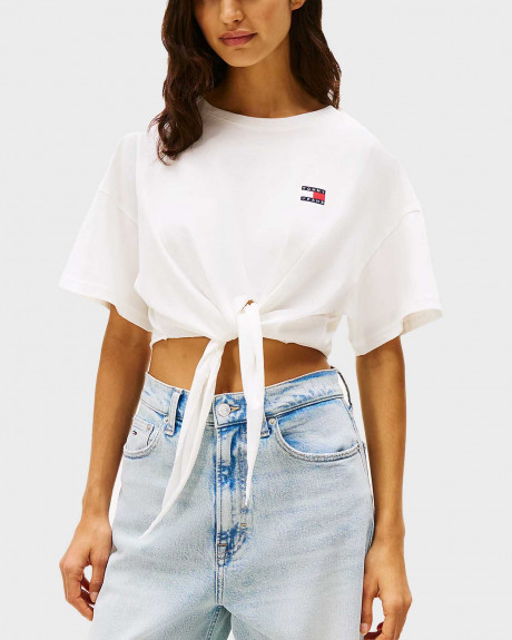 TOMMY JEANS WOMEN'S CROP T-SHIRT - DW0DW20321