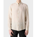 BOSS RACE MEN'S LINEN SHIRT - 50537369  - BEIGE