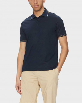 PAUL & SHARK ΑΝΔΡΙΚΗ ΚΟΝΤΟΜΑΝΙΚΗ ΠΟΛΟ ΜΠΛΟΥΖΑ - 25411236 - ΜΠΛΕ