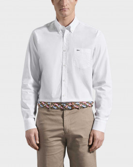 PAUL & SHARK MEN'S POPLIN SHIRT - C0P3001 - WHITE