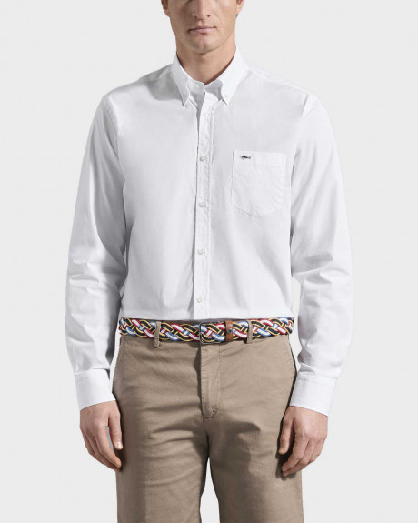 PAUL & SHARK MEN'S POPLIN SHIRT - C0P3001