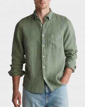 GANT MEN'S LINEN SHIRT - 3G3240120 - GREEN