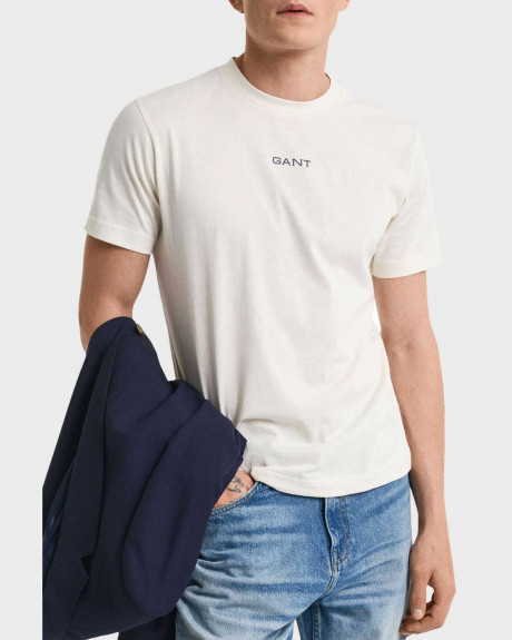 GANT SMALL LOGO ΑΝΔΡΙΚΗ ΚΟΝΤΟΜΑΝΙΚΗ ΜΠΛΟΥΖΑ - 3G2003308