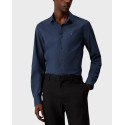 CALVIN KLEIN MEN'S POPLIN SLIM FIT SHIRT - K10K114316 - BLUE