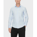 CALVIN KLEIN MEN'S POPLIN SLIM FIT SHIRT - K10K114316 - BLUE