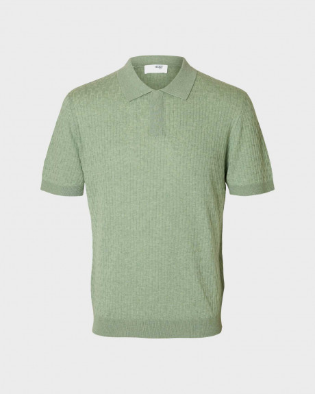 SELECTED ΑΝΔΡΙΚΗ ΠΛΕΚΤΗ ΠΟΛΟ ΜΠΛΟΥΖΑ - 16097575