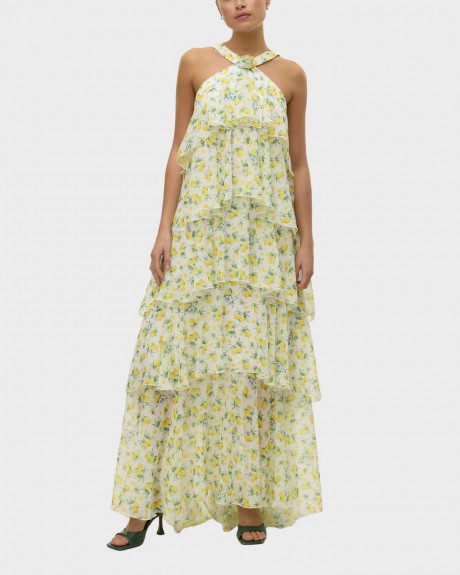 VERO MODA WOMEN'S MAXI RUFFLE DRESS - 10295237