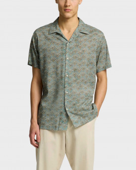 SELECTED ΑΝΔΡΙΚΟ ΚΟΝΤΟΜΑΝΙΚΟ ΠΟΥΚΑΜΙΣΟ - 16084639 - ΠΡΑΣΙΝΟ