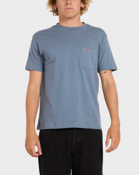 RVCA LA EYE SWIRL ΑΝΔΡΙΚΗ ΚΟΝΤΟΜΑΝΙΚΗ ΜΠΛΟΥΖΑ - 23Α3515570 - ΜΠΛΕ