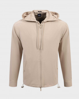 BOSS OLSON ΑΝΔΡΙΚΟ ΤΖΑΚΕΤ ΜΕ ΚΟΥΚΟΥΛΑ - 50534563  - ΜΠΕΖ