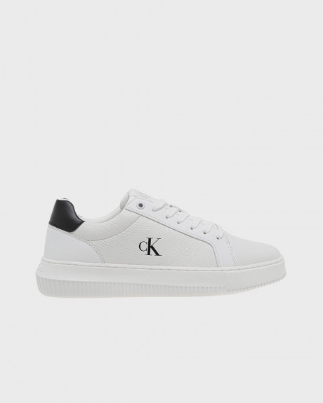 CALVIN KLEIN JEANS ΑΝΔΡΙΚΑ ΔΕΡΜΑΤΙΝΑ SNEAKERS - YM0YM01198