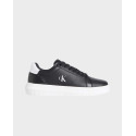 CALVIN KLEIN JEANS ΑΝΔΡΙΚΑ ΔΕΡΜΑΤΙΝΑ SNEAKERS - YM0YM01198 - ΜΑΥΡΟ
