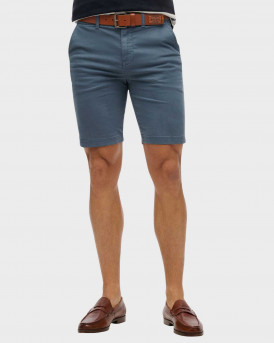 SUPERDRY VINTAGE OFFICER ΑΝΔΡΙΚΗ CHINO ΒΕΡΜΟΥΔΑ - M7110397A - ΜΠΛΕ