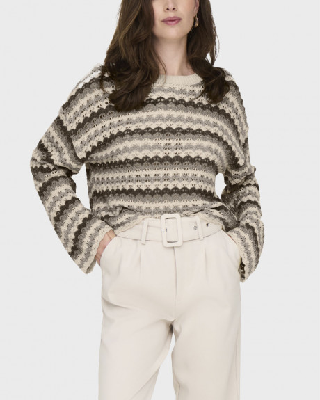 ONLY ΓΥΝΑΙΚΕΙΟ ΠΛΕΚΤΟ ΠΟΥΛΟΒΕΡ CROPPED - 15339609