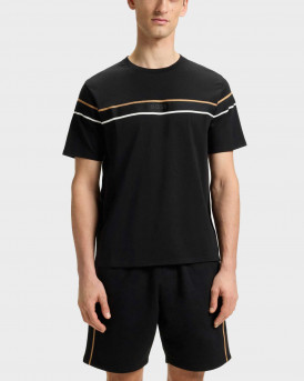 BOSS ICONIC ΑΝΔΡΙΚΗ ΚΟΝΤΟΜΑΝΙΚΗ ΜΠΛΟΥΖΑ - 50545852 - ΜΑΥΡΟ