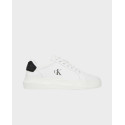 CALVIN KLEIN JEANS CHUNKY CUPSOLE ΑΝΔΡΙΚΑ ΔΕΡΜΑΤΙΝΑ SNEAKERS - YM0YM01296 - ΜΑΥΡΟ