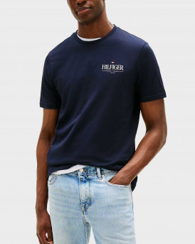 TOMMY HILFIGER ΑΝΔΡΙΚΗ ΚΟΝΤΟΜΑΝΙΚΗ ΜΠΛΟΥΖΑ - MW0MW39355 - ΜΠΛΕ