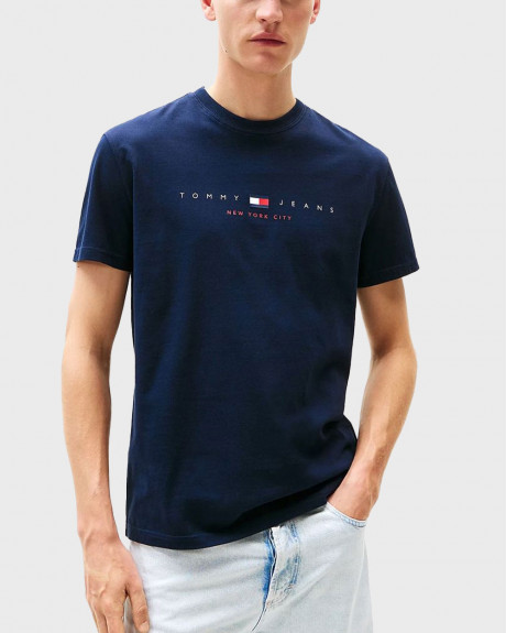 TOMMY JEANS FLAG LINEAR ΑΝΔΡΙΚΗ ΚΟΝΤΟΜΑΝΙΚΗ ΜΠΛΟΥΖΑ - DM0DM21911