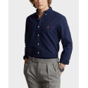 POLO RALPH LAUREN MEN'S SLIM FIT SHIRT - 710767828003 - BLUE