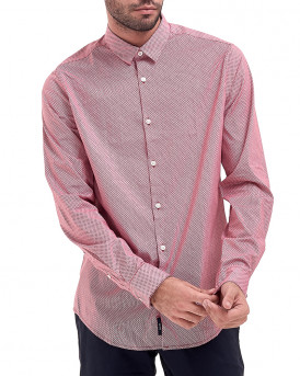 ALL OVER PATTERN ΠΟΥΚΑΜΙΣΟ ΤΗΣ ARMANI JEANS - 6Y6C09 6NMYZ - ΚΟΚΚΙΝΟ