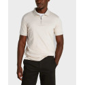 CALVIN KLEIN MEN'S HALF-ZIP POLO SHIRT - K10K112754 - BLACK