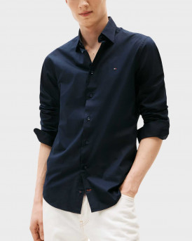 TOMMY HILFIGER MEN'S SHIRT - MW0MW40674 - BLUE