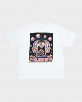 BLACKTOP FOUNDATION ΑΝΔΡΙΚΗ ΚΟΝΤΟΜΑΝΙΚΗ ΜΠΛΟΥΖΑ - PSY-HOURGLASS - ΑΣΠΡΟ