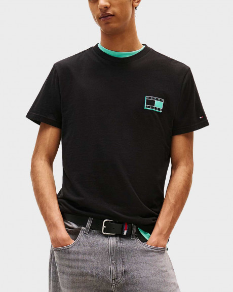 TOMMY JEANS ΑΝΔΡΙΚΗ ΚΟΝΤΟΜΑΝΙΚΗ ΜΠΛΟΥΖΑ ΣΤΕΝΗ ΓΡΑΜΜΗ - DM0DM21577