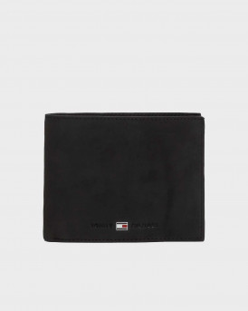 TOMMY HILFIGER ΑΝΔΡΙΚΟ ΔΕΡΜΑΤΙΝΟ ΔΕΡΜΑΤΙΝΟ ΠΟΡΤΟΦΟΛΙ - ΑΜ0ΑΜ00665 - ΜΑΥΡΟ