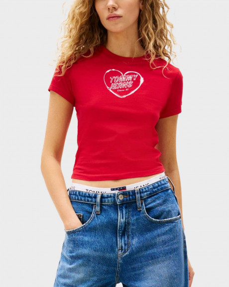 TOMMY JEANS ΓΥΝΑΙΚΕΙΑ ΚΟΝΤΟΜΑΝΙΚΗ ΜΠΛΟΥΖΑ - DW0DW21390