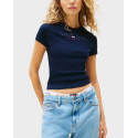 TOMMY JEANS ΓΥΝΑΙΚΕΙΑ ΚΟΝΤΟΜΑΝΙΚΗ ΜΠΛΟΥΖΑ - DW0DW21422 - ΜΠΛΕ