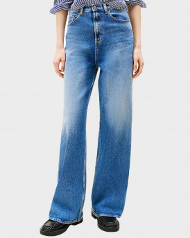 ΤOMMY JEANS CLAIRE ΓΥΝΑΙΚΕΙΟ ΨΗΛΟΜΕΣΟ ΤΖΙΝ ΠΑΝΤΕΛΟΝΙ WIDE LEG - DW0DW20048 - ΜΠΛΕ