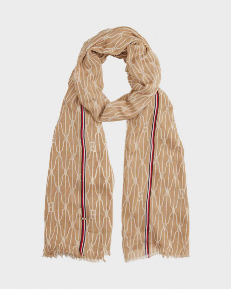 TOMMY HILFIGER ΦΟΥΛΑΡΙ ΜΕ ΣΧΕΔΙΟ - AW0AW17490