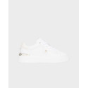 TOMMY HILFIGER TH MONOGRAM ΔΕΡΜΑΤΙΝΑ SNEAKERS - FW0FW08631 - ΑΣΠΡΟ