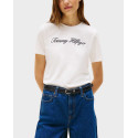 TOMMY HILFIGER ΓΥΝΑΙΚΕΙΑ ΚΟΝΤΟΜΑΝΙΚΗ ΜΠΛΟΥΖΑ - WW0WW43459 - ΕΚΡΟΥ